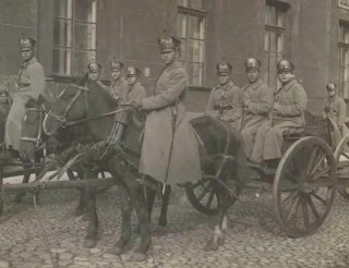 Курсанты на параде. 1918 год